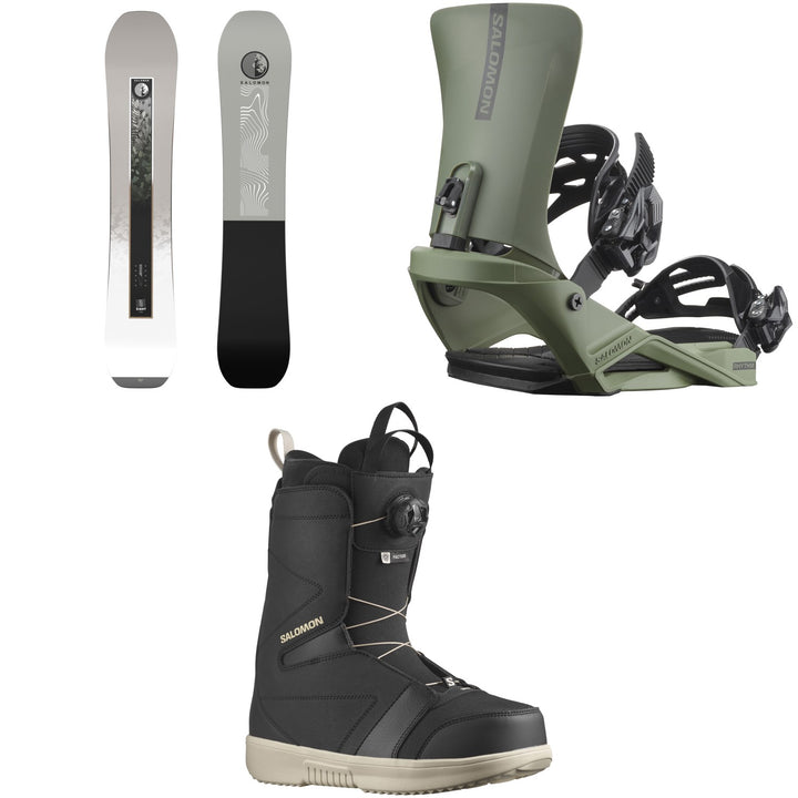 Salomon Sight Snowboard + Rhythm Snowboard Bindings + Faction Boa Snowboard Boots 2026