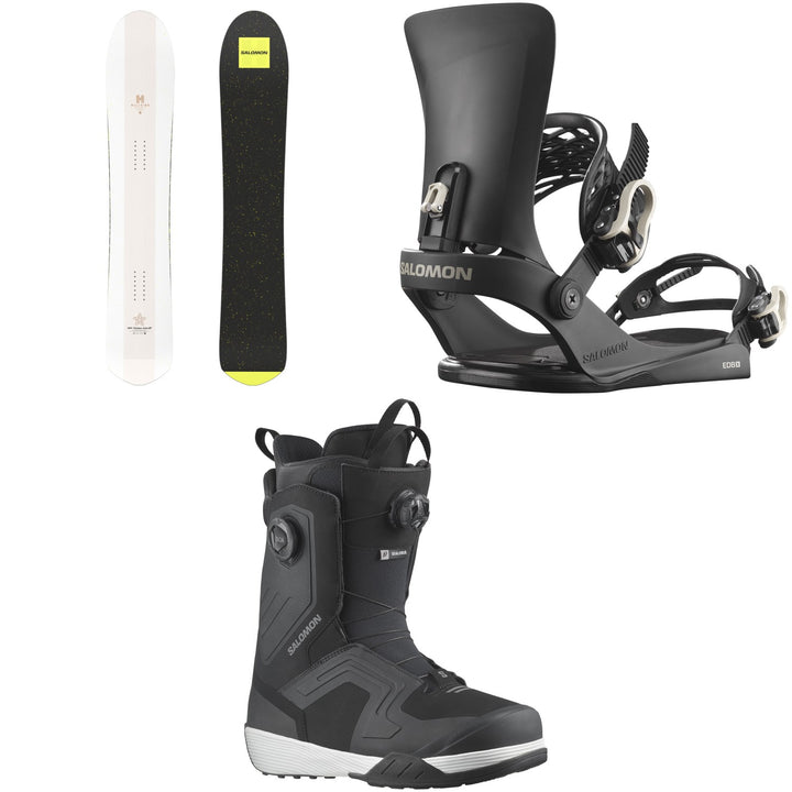 Salomon HPS - Takaharu Nakai E.P. Snowboard + EDB X Snowboard Bindings + Dialogue Dual Boa Snowboard Boots
