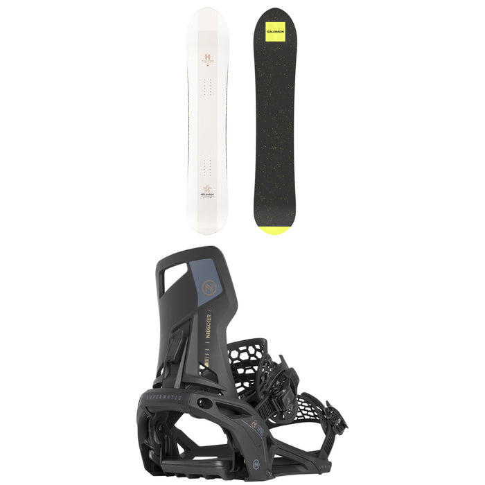 Salomon HPS - Sickstick Snowboard + Nidecker Supermatic Snowboard Bindings 2025