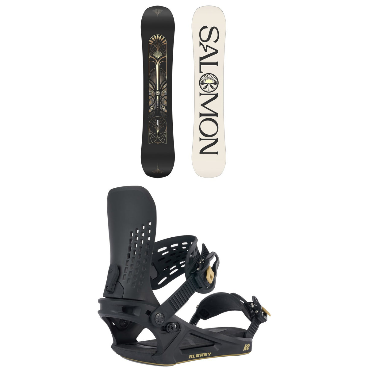 Salomon Wonder Snowboard + K2 Albany Snowboard Bindings - Women's