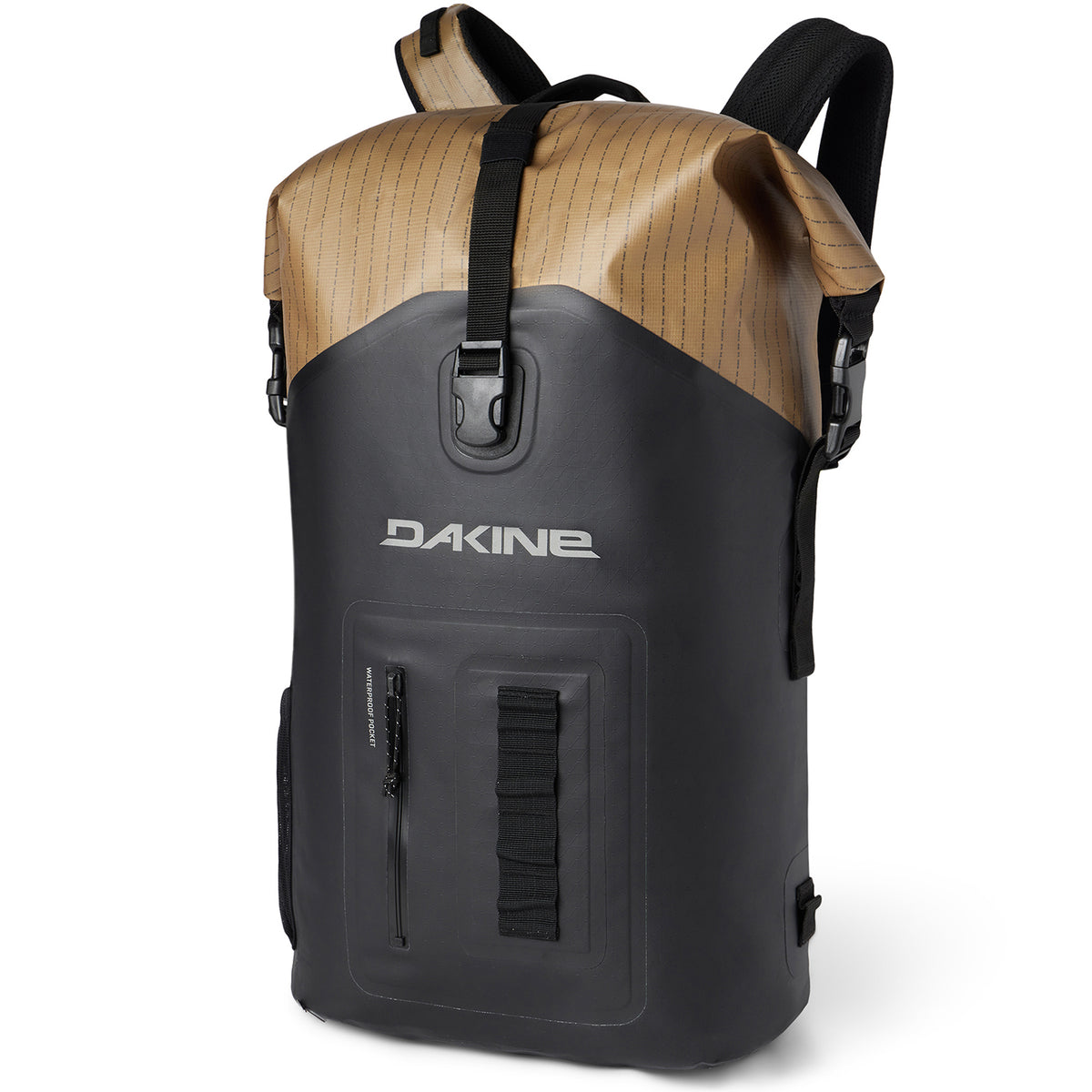 Dakine Cyclone Wet/Dry Rolltop 34L Backpack Coyote Morse Code/Castlerock
