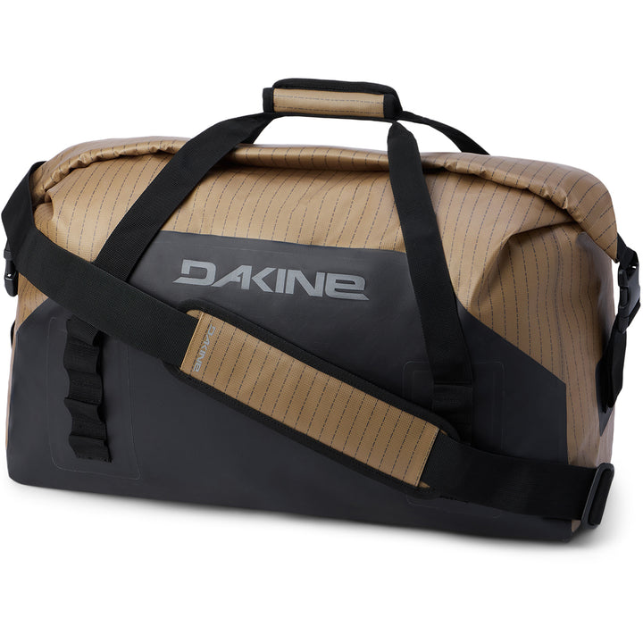 Dakine Cyclone Wet/Dry Rolltop 60L Duffle Bag Coyote Morse Code/Castlerock