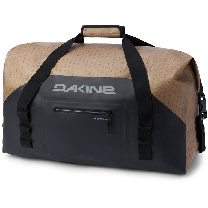 Dakine Cyclone Wet/Dry Rolltop 60L Duffle Bag Coyote Morse Code/Castlerock