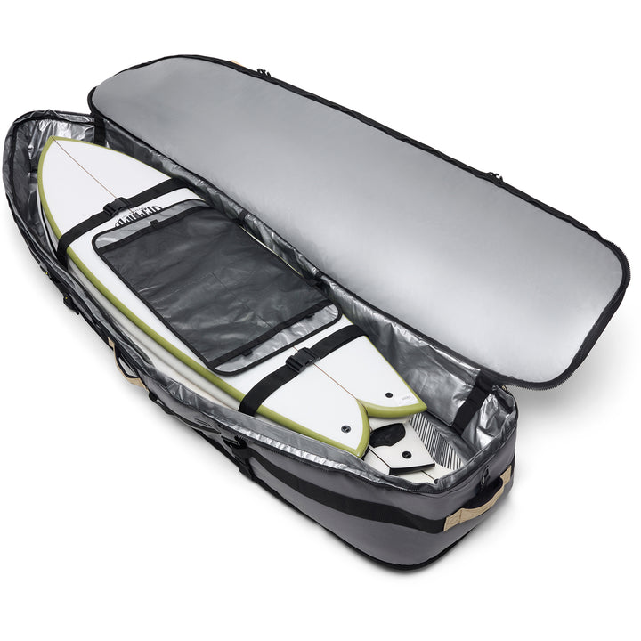 Dakine World Traveler Quad Roller Surfboard Bag Castlerock/Stone