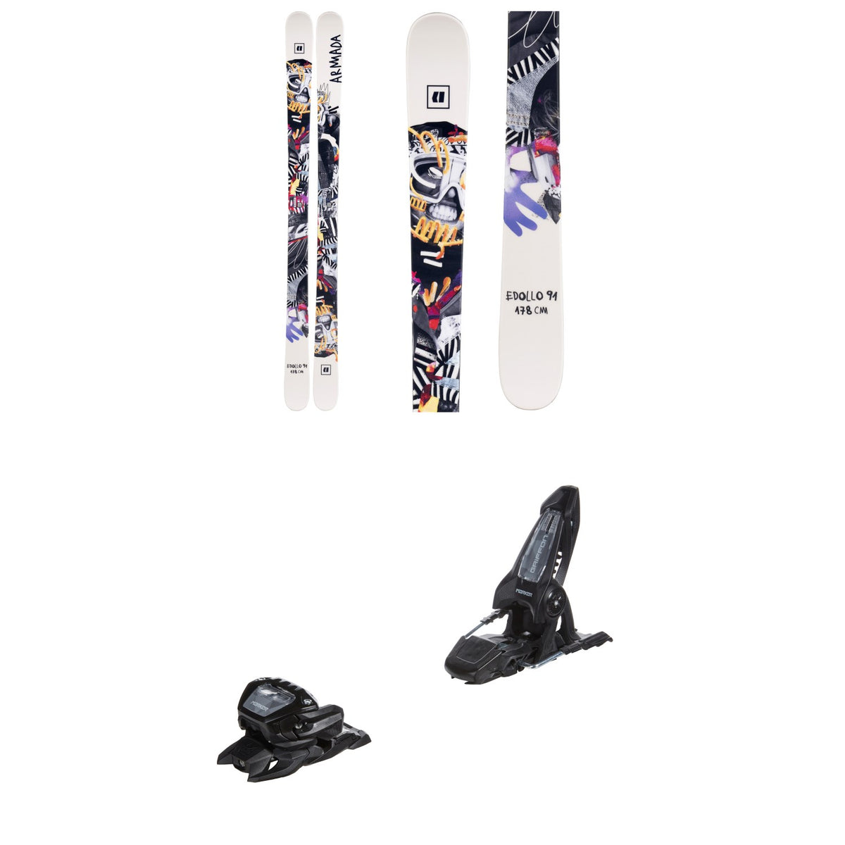 Armada Edollo 91 Skis 2026 + Marker Griffon 13 ID Ski Bindings