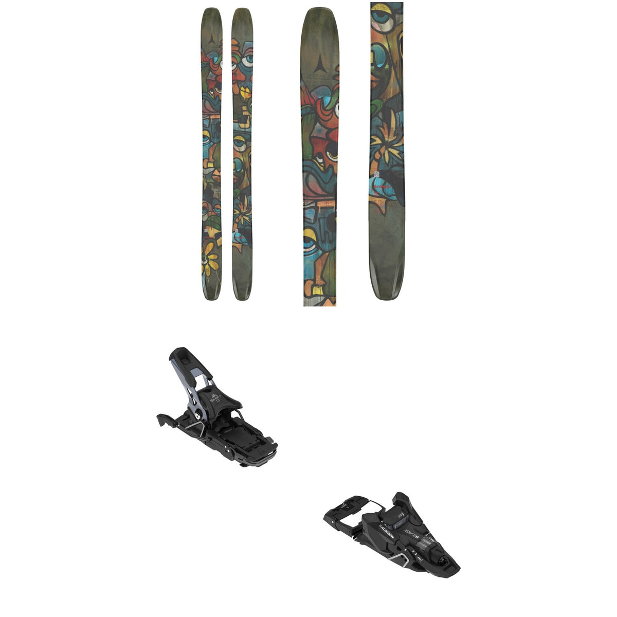 Atomic Bent 110 Skis + Salomon S/LAB Shift² MN 13 Alpine Touring Ski Bindings 2026