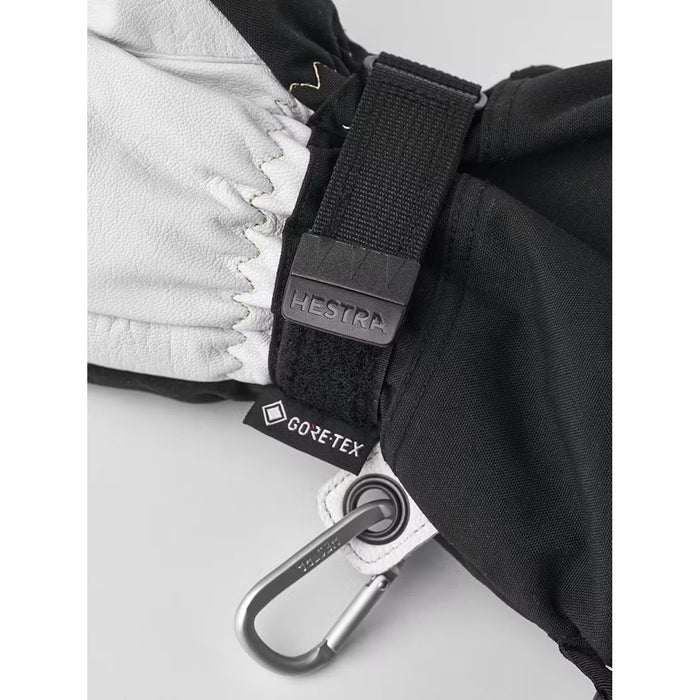 Hestra Army Leather GORE-TEX Mittens Black/Natural Grey