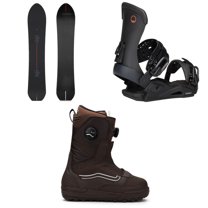 Season Nexus Snowboard + Meld Snowboard Bindings + Vans Verse Snowboard Boots 2026