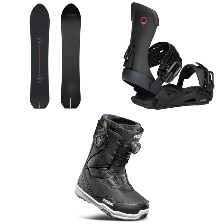 Season Nexus Snowboard + Meld Snowboard Bindings + thirtytwo TM-2 Double Boa Snowboard Boots - Women's 2026