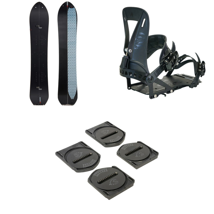 Season Pass Splitboard + Spark R&D Surge ST Splitboard Bindings + R&D Canted Pucks 2026