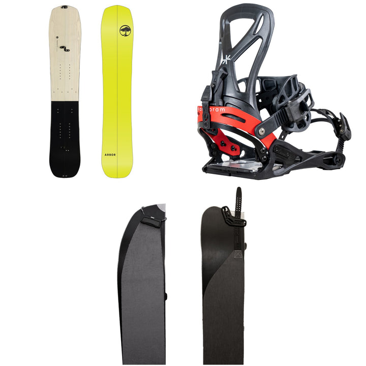 Arbor Landmark Splitboard + Karakoram Grizzly + Split Interface Splitboard Bindings + Smart Skins 2026