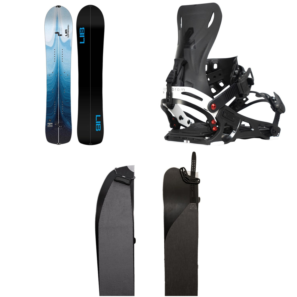 Lib Tech Escalator Splitboard + Karakoram Ultra Ranger + Split Interface Splitboard Bindings + Smart Skins 2026