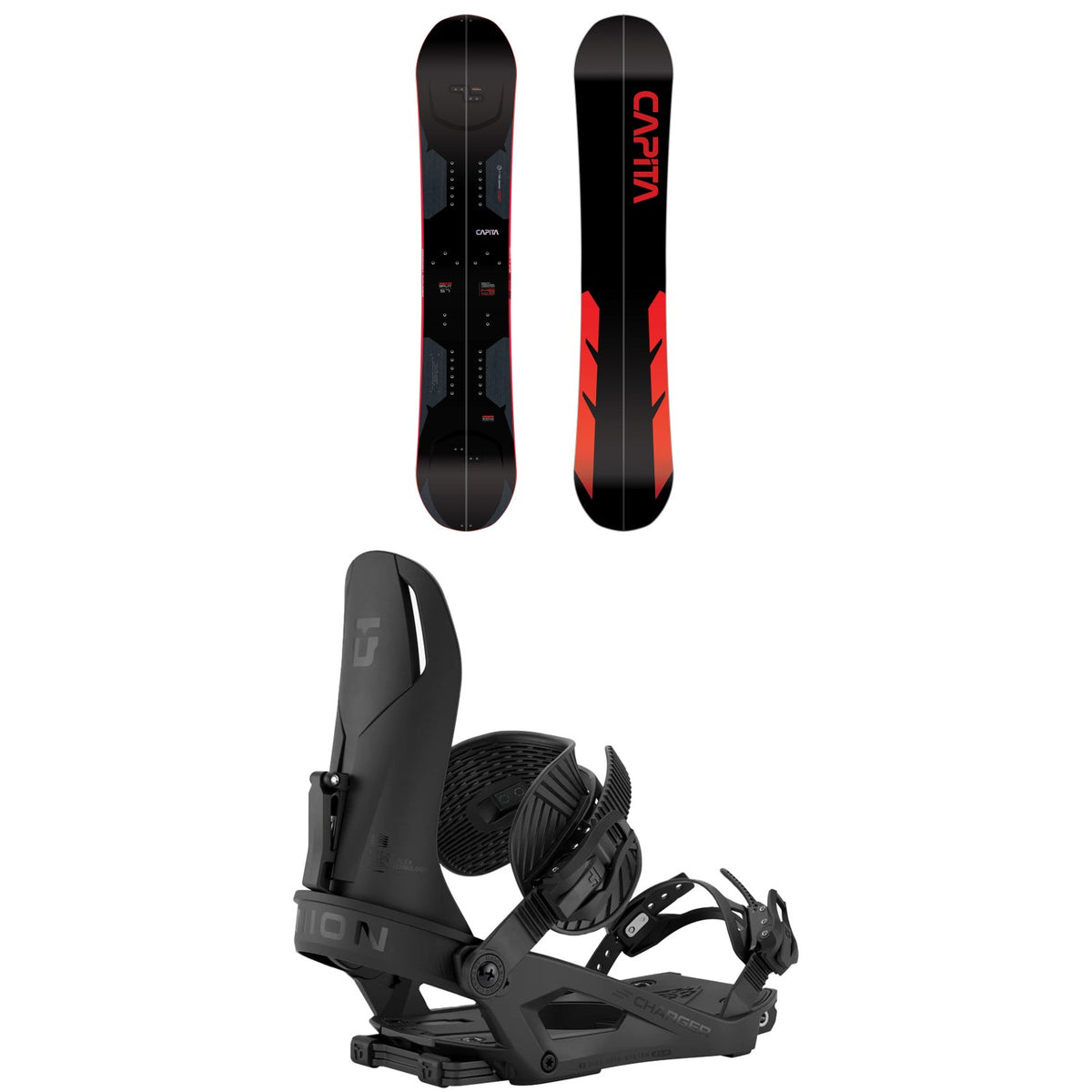 CAPiTA Mega Split Splitboard + Union Charger Splitboard Bindings 2026