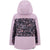 Roxy Floral Block Parka - Girls' Discreet Mauve