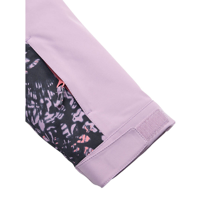 Roxy Floral Block Parka - Girls' Discreet Mauve