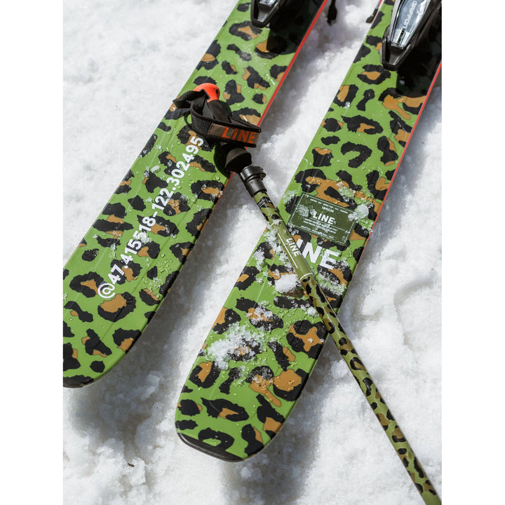 Line Skis Slider Camo Adjustable Ski Poles 2025