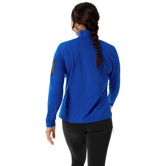 Arc'teryx Rho Zip Neck Top - Women's Vitality/Black Sapphire
