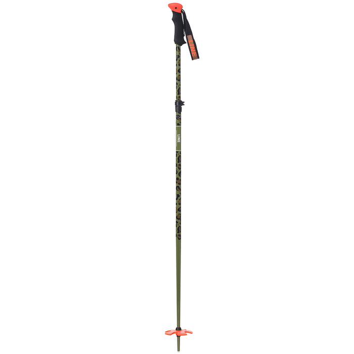 Line Skis Slider Camo Adjustable Ski Poles 2025