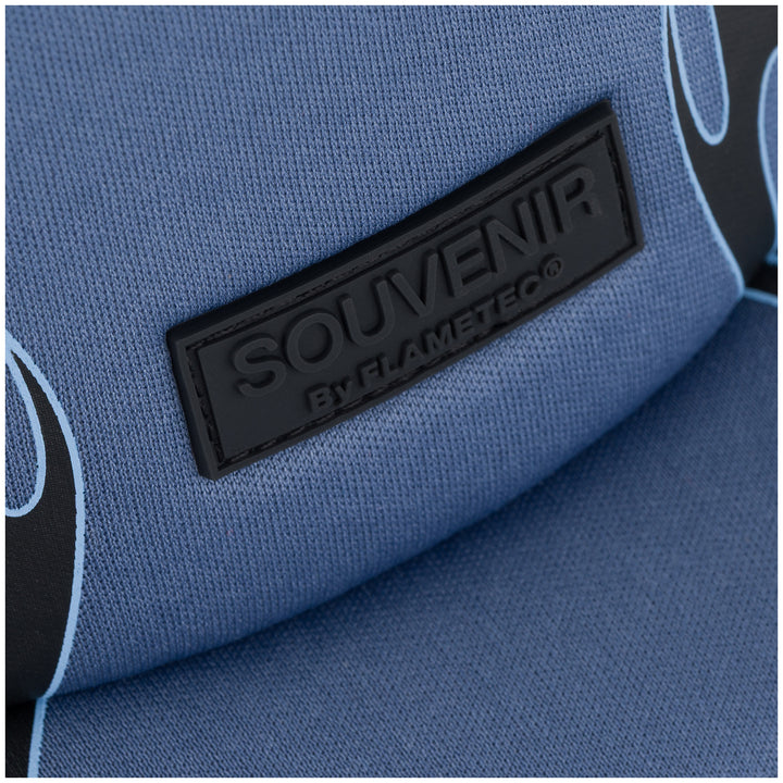 Souvenir Flame Trucker Hat Blue