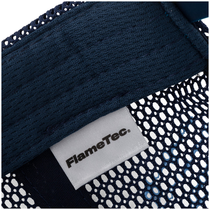 Souvenir Flame Trucker Hat Blue