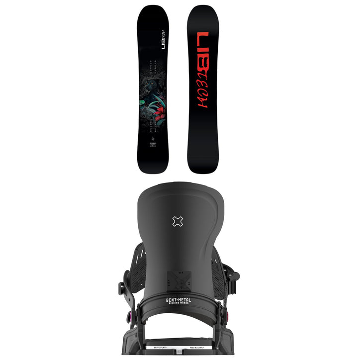 Lib Tech Dynamiss C3 Snowboard + Bent Metal Forte Snowboard Bindings - Women's 2026