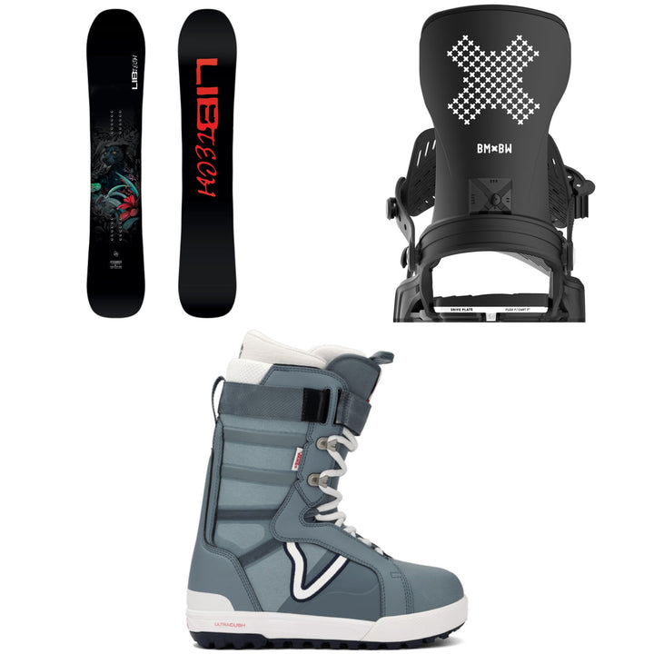Lib Tech Dynamiss C3 Snowboard + Bent Metal Stylist Snowboard Bindings + Vans Hi-Standard Pro Snowboard Boots - Women's 2026