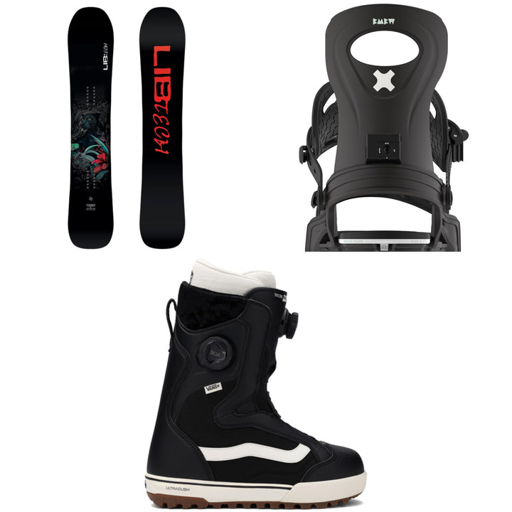 Lib Tech Dynamiss C3 Snowboard + Bent Metal Metta Snowboard Bindings + Vans Encore Pro Snowboard Boots - Women's 2026