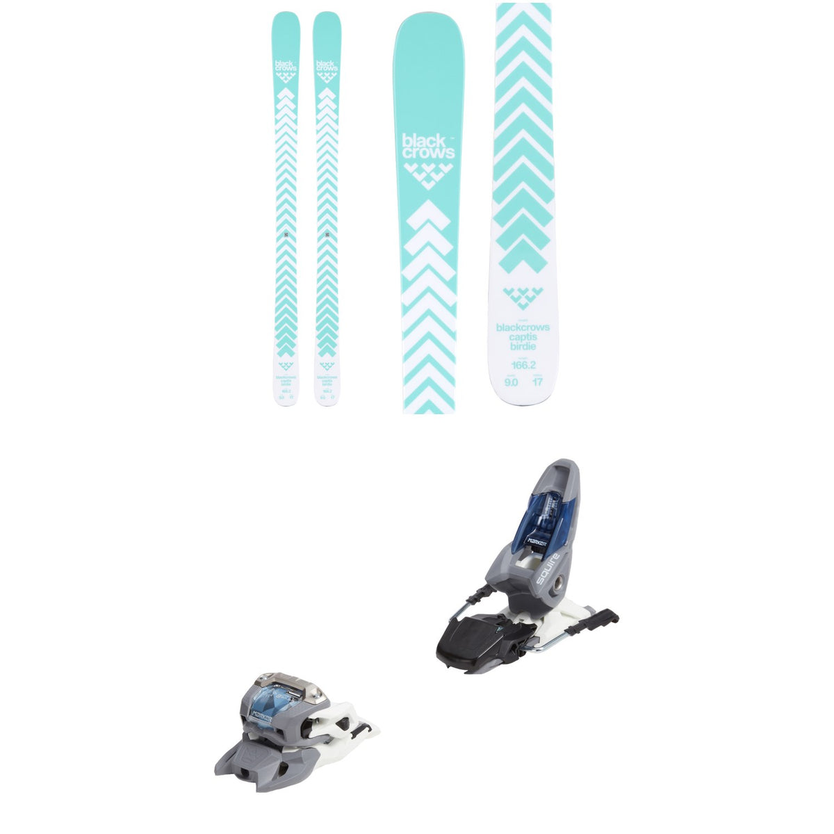 Black Crows Captis Birdie Skis - Women's 2026 + Marker Squire 11 Ski Bindings