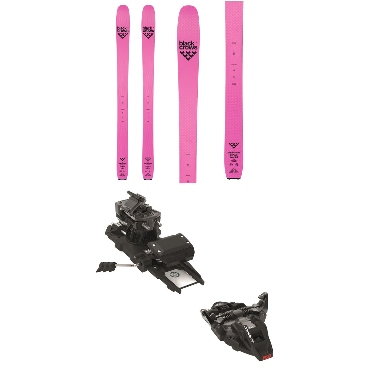 Black Crows Corvus Freebird Skis + Dynafit ST Rotation 14 Alpine Touring Ski Bindings 2026