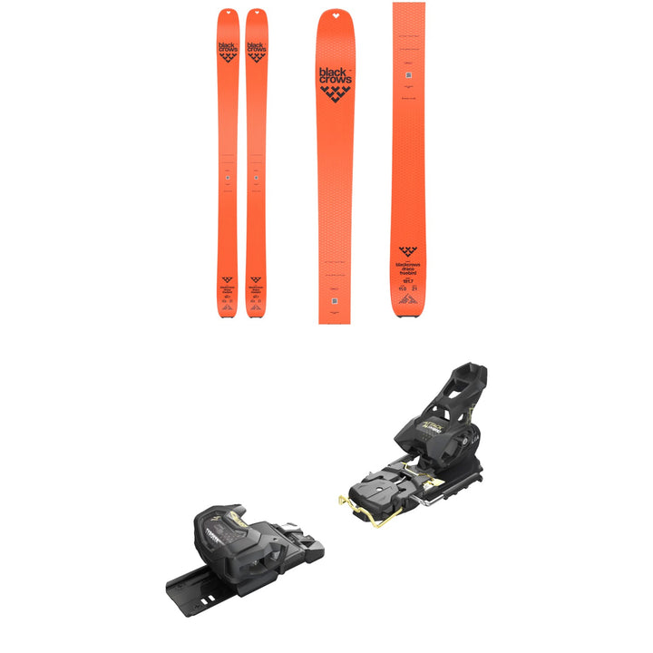Black Crows Draco Freebird Skis + Tyrolia Attack Hybrid 14 MN Alpine Touring Ski Bindings 2026