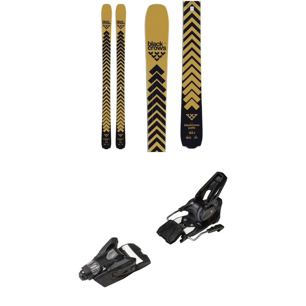Black Crows Justis Skis 2026 + Armada Strive 14 GW Ski Bindings