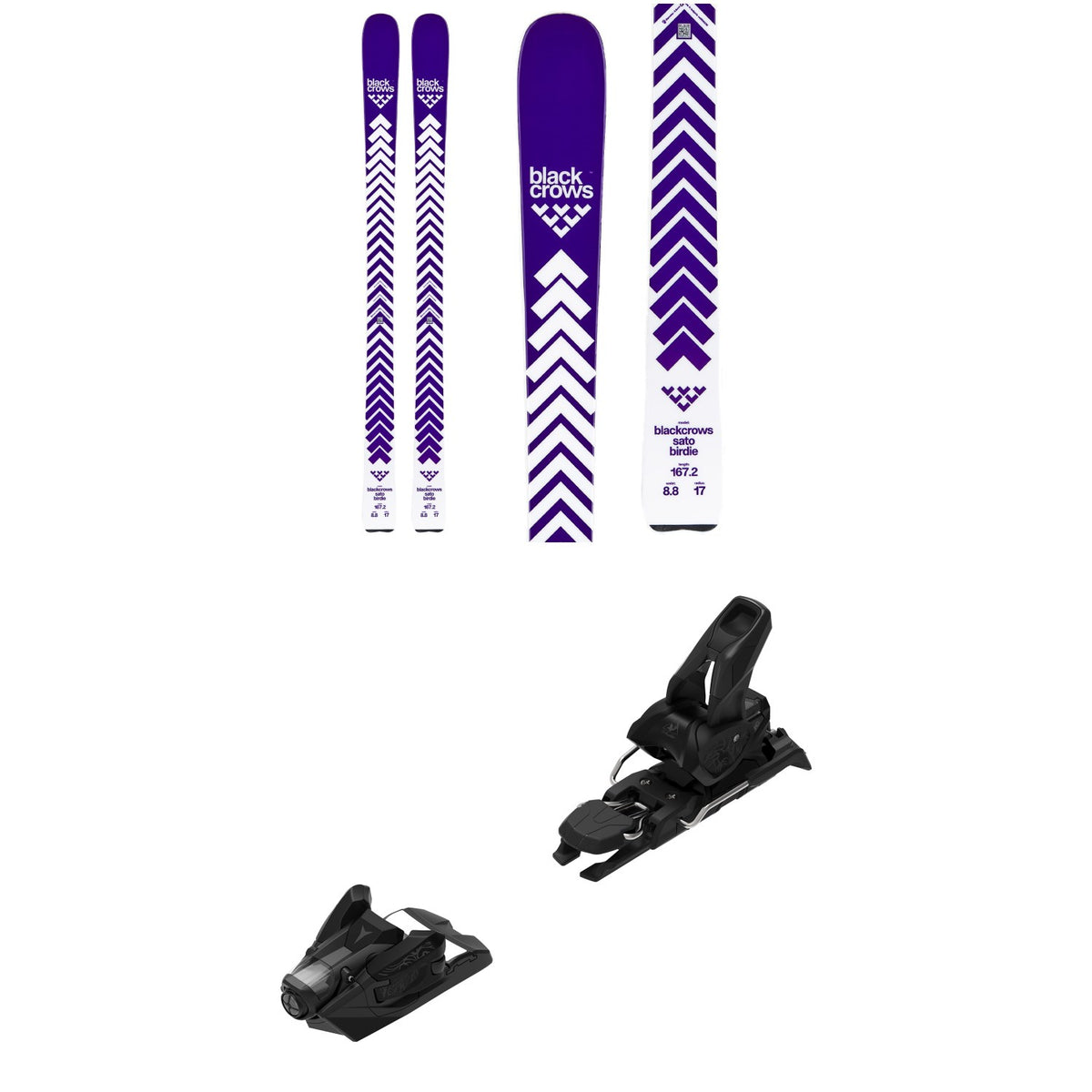 Black Crows Sato Birdie Skis - Women's 2026 + Atomic Strive 12 GW Ski Bindings