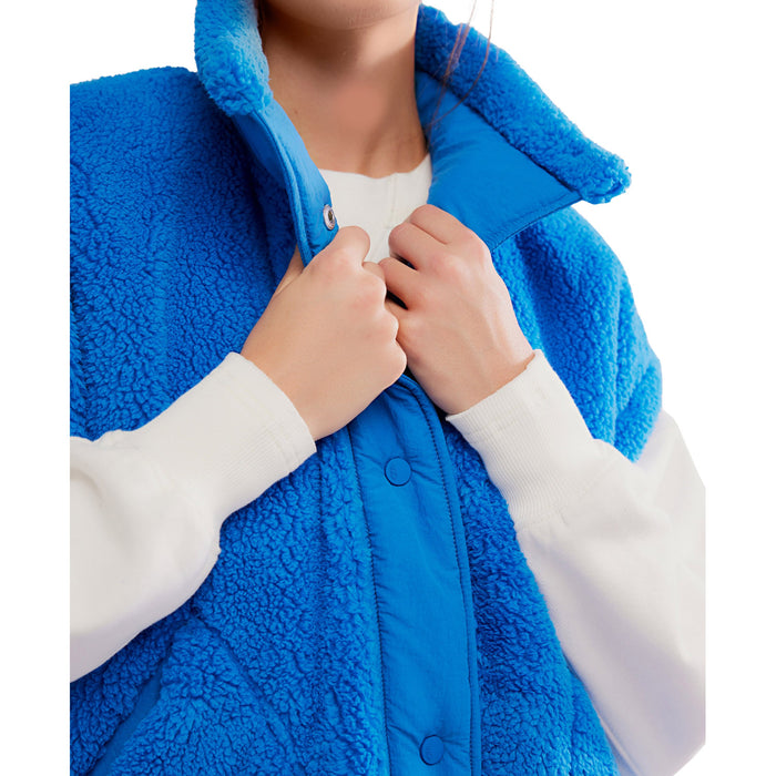 Free People Scout It Out Fleece Vest - Women's Light Cobalt