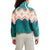 Free People Printed Mountain 1/2 Pullover - Women's Soft Glow Green Glow