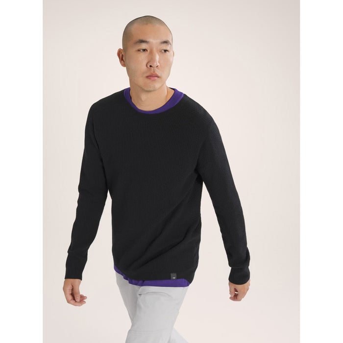 Arc'teryx Hallam Mer Wool Crew - Men's Black