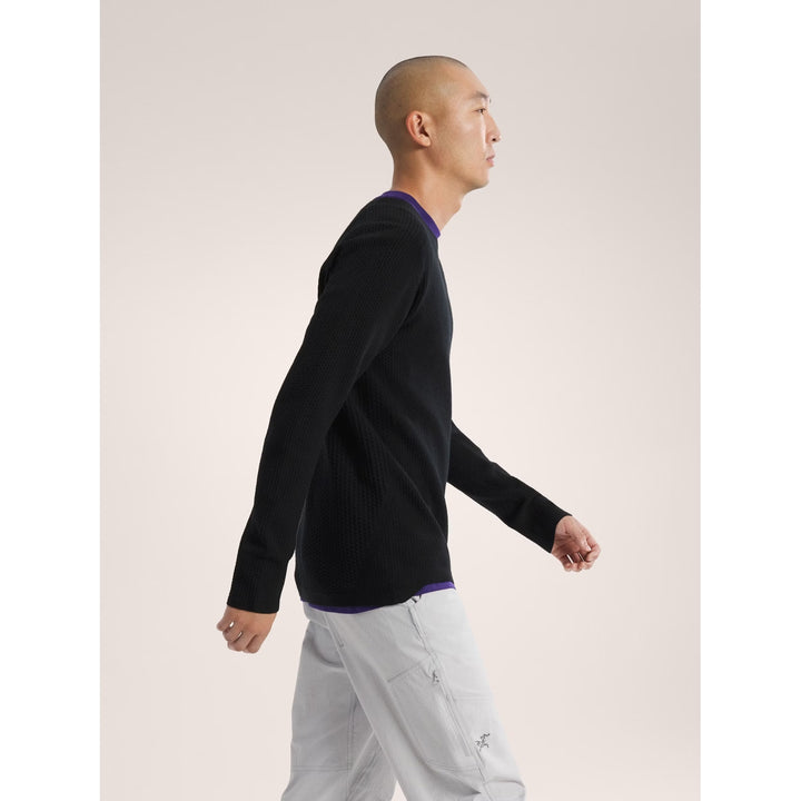 Arc'teryx Hallam Mer Wool Crew - Men's Black