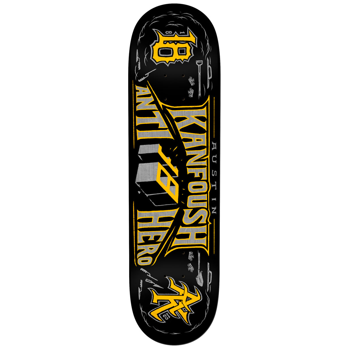 Anti Hero Kanfoush Custom 8.25 Skateboard Deck