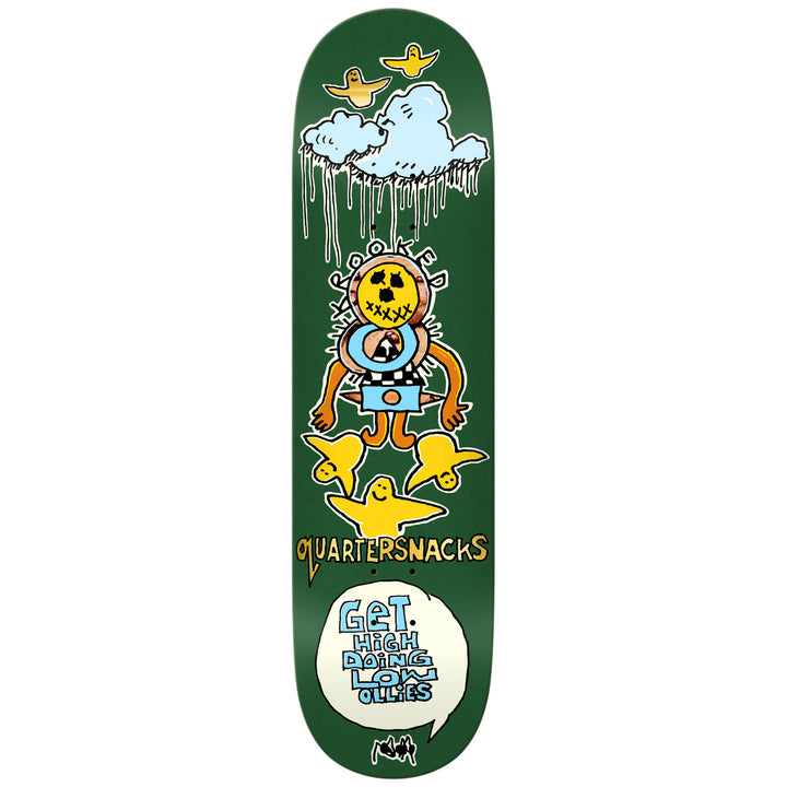Krooked x Quartersnacks Get High 8.25 Skateboard Deck