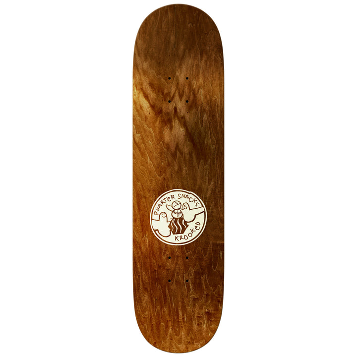 Krooked x Quartersnacks Snackman 8.5 Skateboard Deck