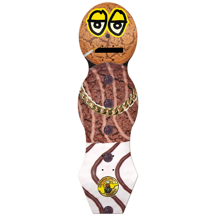 Krooked x Quartersnacks Snackman Cruiser 9.0 Skateboard Deck