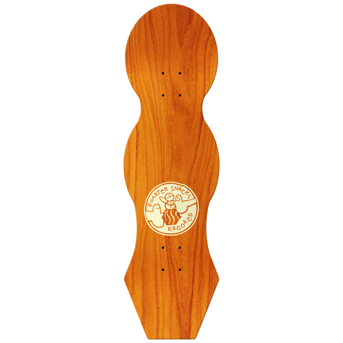 Krooked x Quartersnacks Snackman Cruiser 9.0 Skateboard Deck