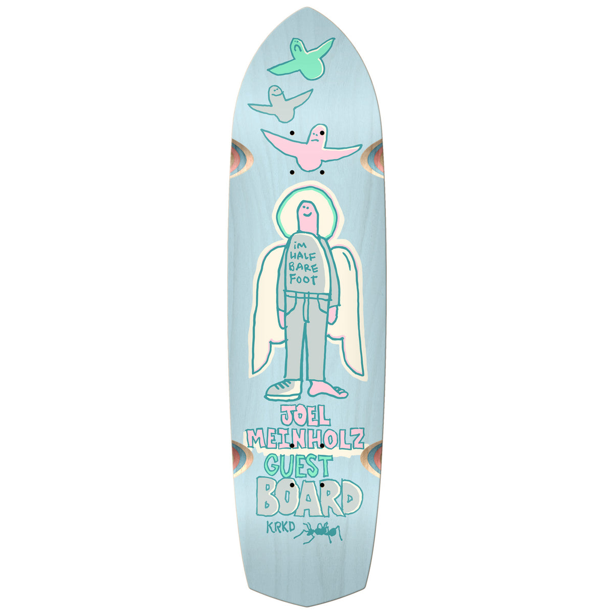 Krooked Joel Meinholz Guest Pro Zip Zagger 8.62 Skateboard Deck