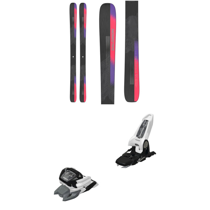Salomon Stance 102 Skis + Marker Griffon 13 ID Ski Bindings