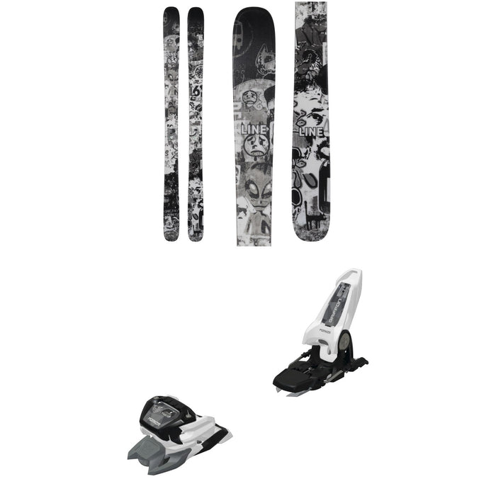 Line Skis Chronic 101 Skis + Marker Griffon 13 ID Ski Bindings