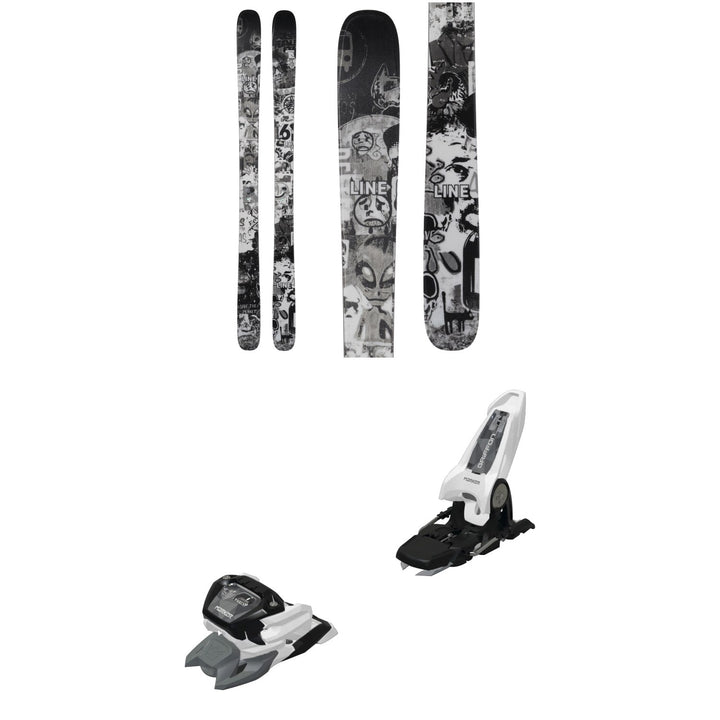 Line Skis Chronic 101 Skis + Marker Griffon 13 ID Ski Bindings