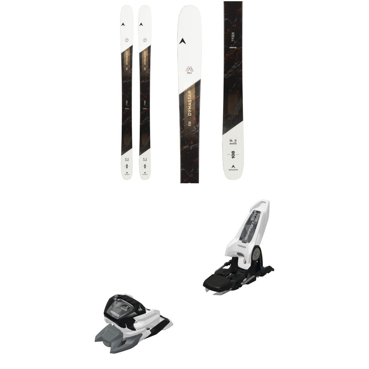 Dynastar M-Free 108 Skis + Marker Griffon 13 ID Ski Bindings