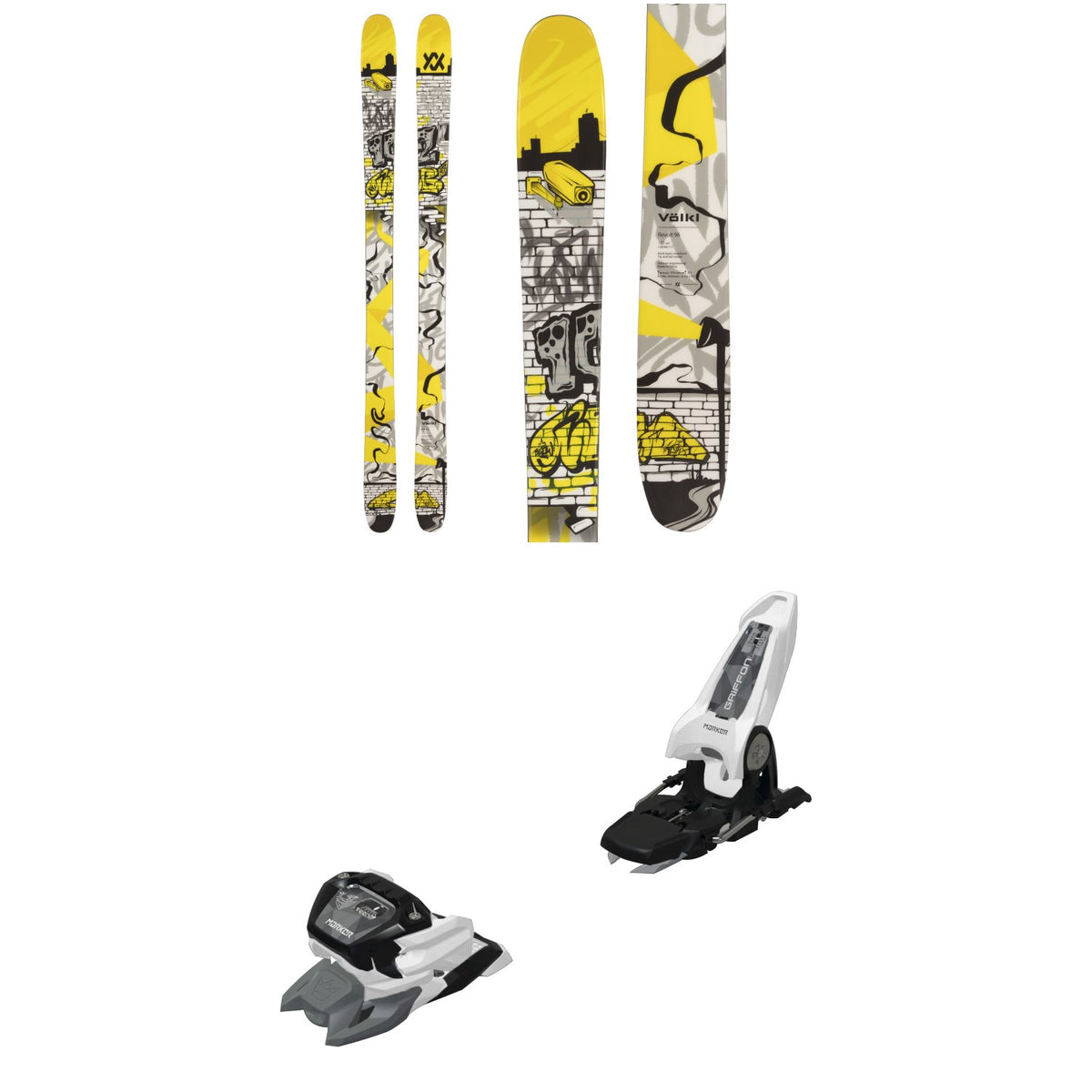 Völkl Revolt 96 Skis + Marker Griffon 13 ID Ski Bindings 2025