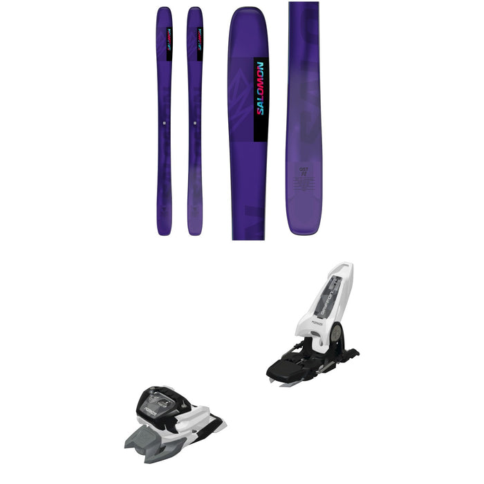 Salomon QST 98 Skis + Marker Griffon 13 ID Ski Bindings 2025