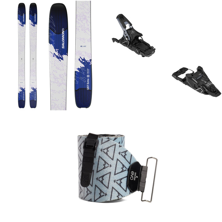Salomon S/LAB QST Echo Skis + S/LAB Shift² MN 13 Alpine Touring Ski Bindings + evo x Pomoca Pro Glide Climbing Skins 2026