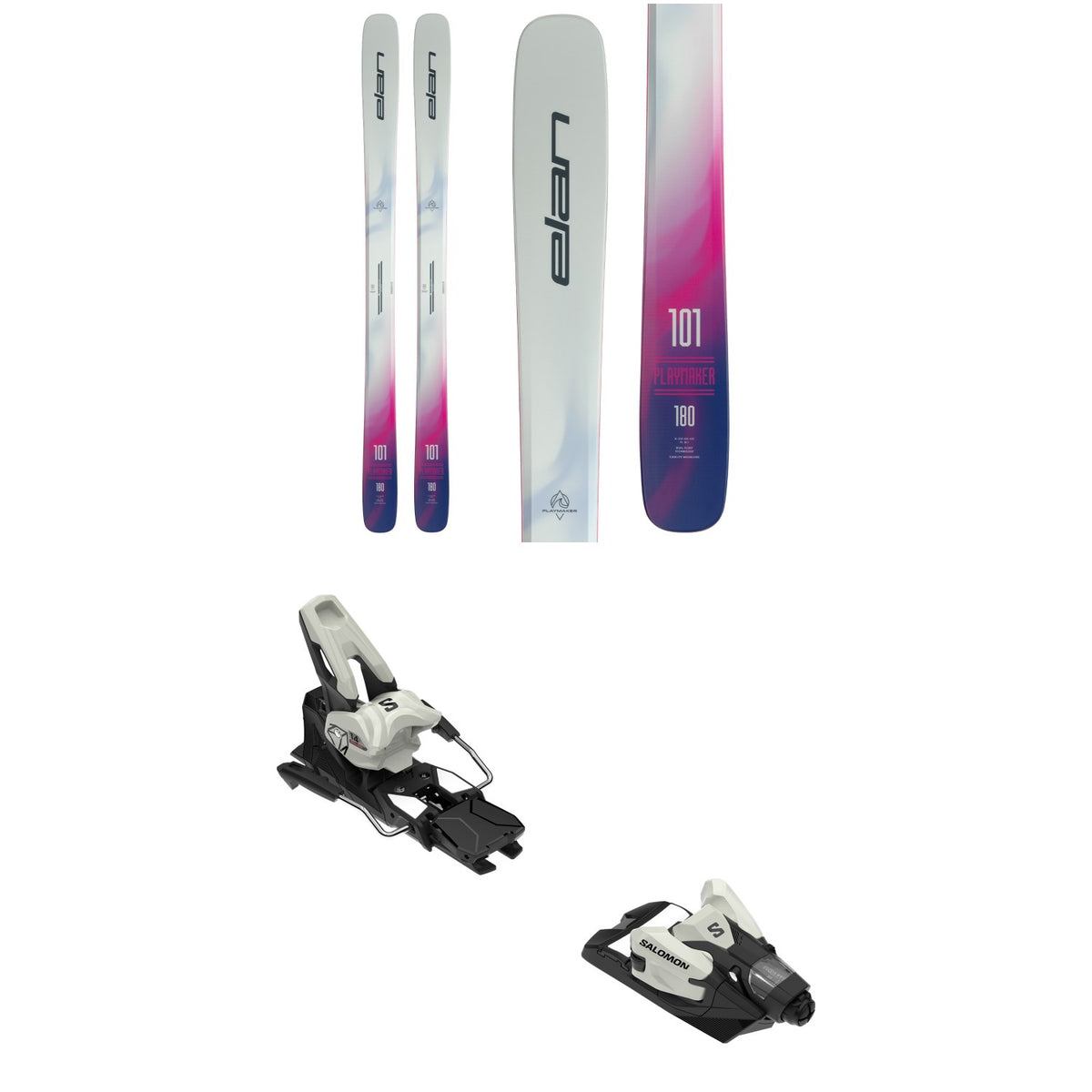 Elan Playmaker 101 Skis + Salomon Strive 14 GW Ski Bindings 2026